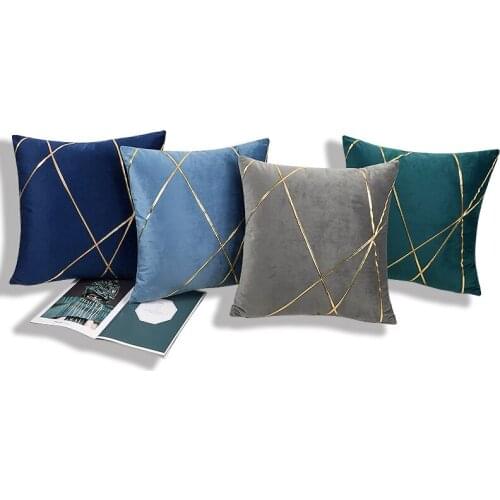 Modern Simple Solid Color Geometric Cushion Case Sofa Body Pillow Lumbar Office Recliner Desk Chairs Throw Home Decoration