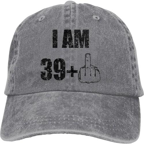I Am 39 + 1, Funny 40th Birthday The Baseball Cap Peaked capt Sport Unisex Outdoor Custom 40 Years Old Born in 1981 Hats