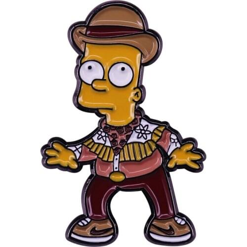 Funny Bart Badge Retro 90s Cartoon Lovers Great Collection