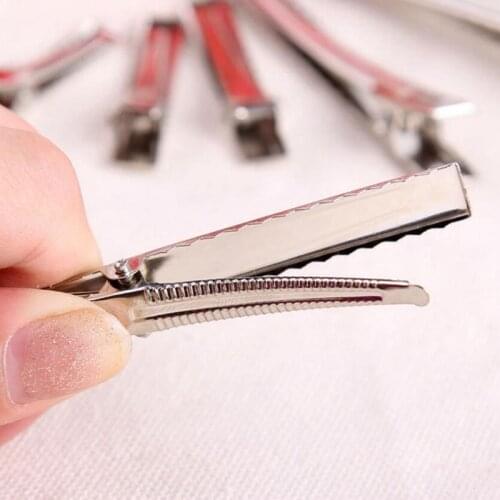 30pcs White Black Handmade Clips For Wedding Cloth DIY Women Hair Clips Generic Iron X Shirt Trouser Clip 3cm 4cm 4.5cm 5.5cm