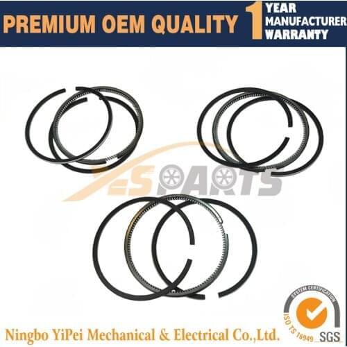 3 Sets D905 Piston Rings STD 72mm for Kubota Tractor Diesel Engine D905