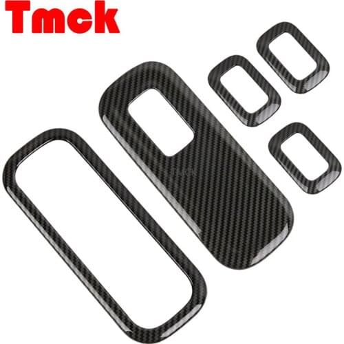 5PCS Car Styling Accessories Window Lift Switch Button Cover Trim For Mercedes Benz A Class W177 V177 A180 A200 A220 A250 2019