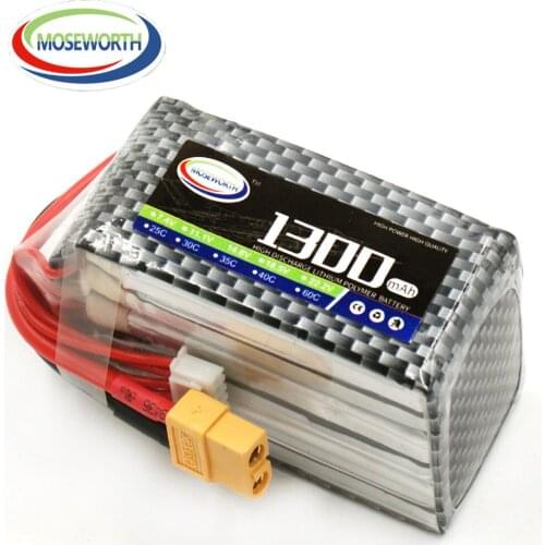 5S 18.5V 1300mAh 25C Lipo Battery For RC Helicopter Car Drone Boat Quadcopter Airplane Model Remote Control Toys Lithium Battery