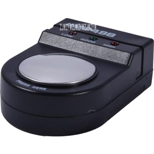 Anti-static Tester Hand Ring Belt Detector 6F22 9V Less Than 15mW 3 1/2 bit LCD Display HAKKO 498