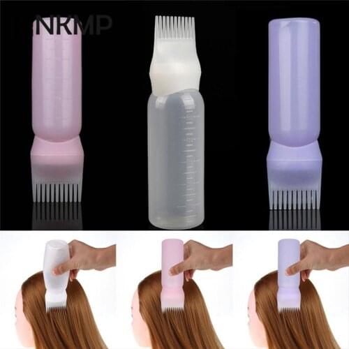Dyeing Shampoo Bottle Oil Comb Hair Dye Bottle Applicator Tools Hair Dye Applicator Brush Bottles Styling Tool Hair Coloring