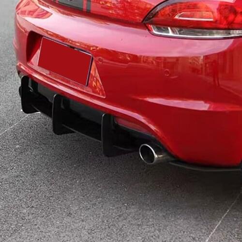 For Volkswagen Scirocco R Car Rear Bumper Diffuser Flag Back Bumper Spoiler Splitter Car-Styling Car Accessorie