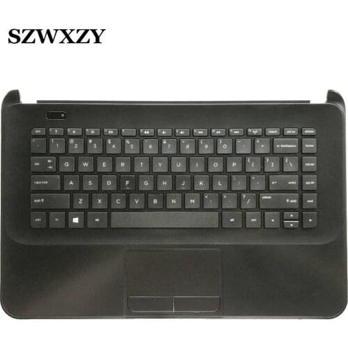 For HP ProBook HP 14-D101tx 14-D Notebook Palmrest with Keyboard Touchpad black Full Tested 747282-001