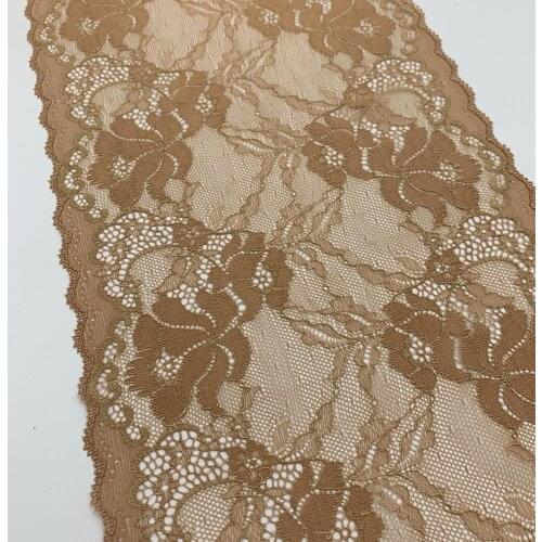 3y/lot width 21cm shimmer lace skin gold elastic lace trim with golden decor lingerie lace trim DIY accessory lace wholesales