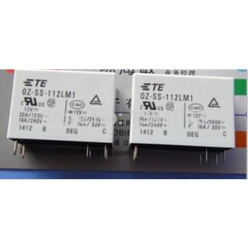 HOT NEW 12V relay OZ-SS-112LM1 12VDC OZ-SS-112LM1-12VDC 12V 12VDC DC12V 16A 240VAC 6PIN
