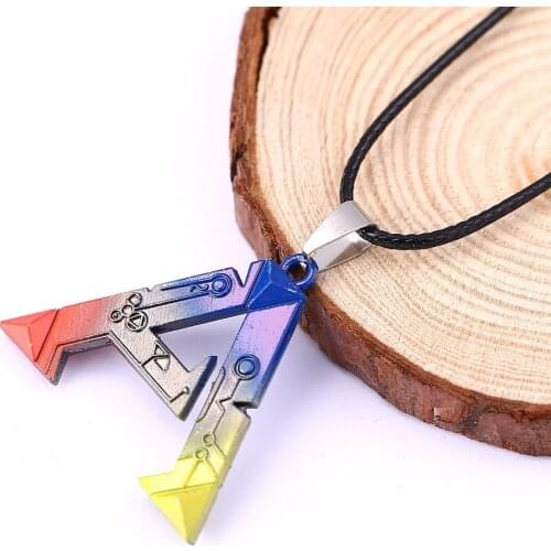 HSIC JEWELRY Anime Vintage Jewelry ARK Survival Evolved Holders Necklace Porte Clef Marque Letter Necklace For Men HC11305