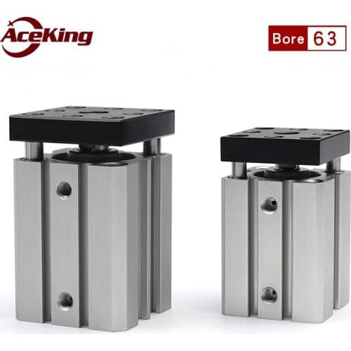 JTD63 Three axis thin guide rod with baffle cylinder JTD-63X5X10X15X20X25X30X35X40X45X50X75X100-SE2 non rotating type