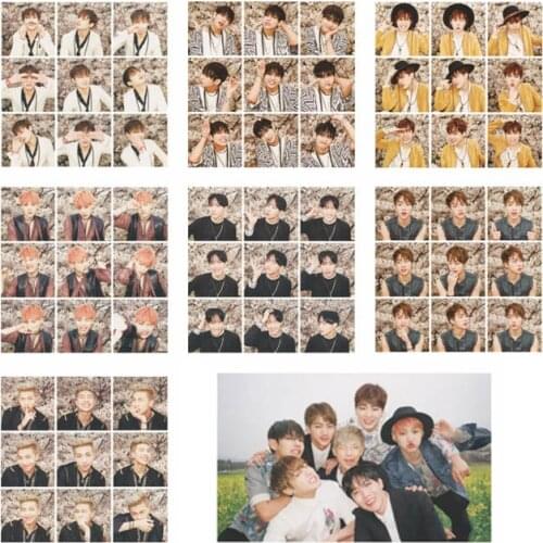 KPOP Bangtan Boys Poster Young Forever PT.1 I NEED U Album Photo Card HipHop Self Made Paper Cards Autograph Photocard XK569