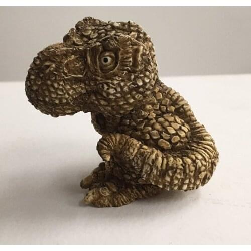 Cool Small Dinosaur Bust of Resin white model DIY Paint Graffiti lovers' favorites