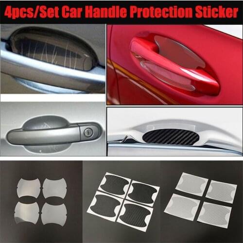 4pcs Car Door Handle Bowl Protector Sticker for DACIA SANDERO STEPWAY Dokker Logan Duster Lodgy