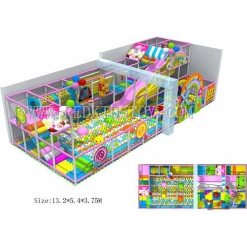 Exported to US Nontoxic Indoor Playground Structure Kids Plaza De Juegos 160721b