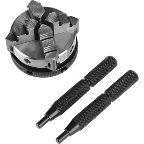 K02-50 50mm Portable 4 Jaw Reversible Self-Centering M14 Thread Mount Lathe Chuck For Woodworking Lathe