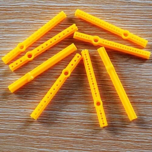 5/50pcs 7x7x77mm Plastic rod bar/plastic bracket/rc car robot frame/DIY toy technology model parts/tamiya yuanmbm