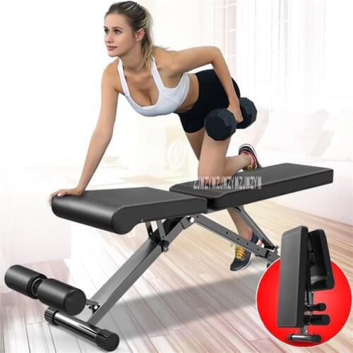 V303X3 Portable Dumbbell Stool Body Building Sit-Up Bench Household Fitness Chair Mutational Aerobics Stool Fitness Equipment