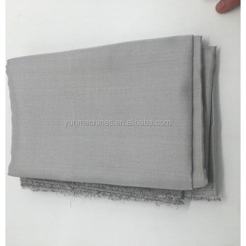 Conductive 55% Silver gray color Electricity RF Shielding Anti-Radiation Fabric