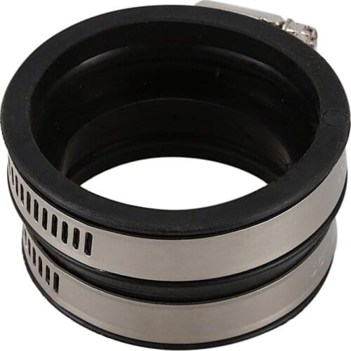 Rubber Carburetor Boot Flange W/Clamps Fits Can-Am for Bombardier Ds 650 2000-2007
