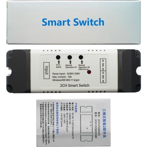DIY EWelink WiFi Smart Garage Door Controller 433MHz RF Remote Switch Receiver Voice Control, Support 1527 Remote Control