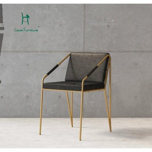 Louis Fashion Living Room Chairs Modern Minimalist Office Household Use