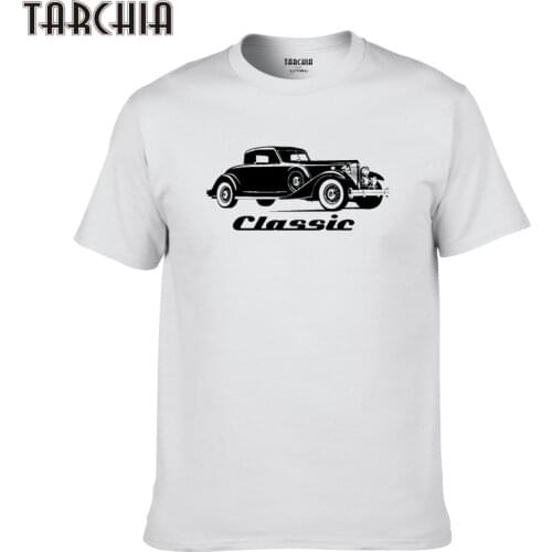 TARCHIA 2021 Homme Sleeve Top Spring Print Men Fshion Tees Vintage Classic Tops Casual T Shirt Men New Cotton Slim Fit T Shirt