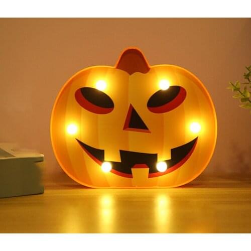 Modeling Halloween Decoration LED Light Pumpkin Spider Bat Skull Head Outdoor Decorative Lights Helloween Party Decoracion