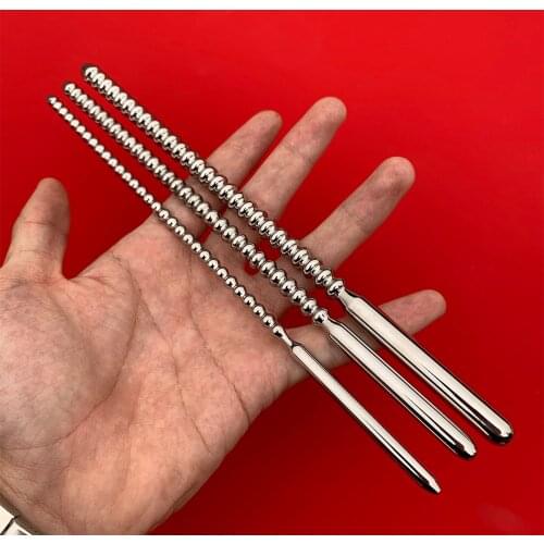 3pcs/set Metal Urethral Catheter Dilator Horse Eye Stimulation Adult Sex Toys for Men Gay Sounding Penis Plug Insert Urethra Toy