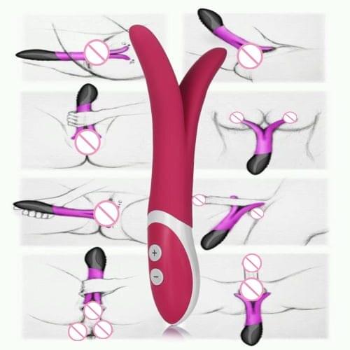 Waterproof Rabbit Vibrator G spot Massager Multispeed adult Sex Toy Silicone Dual motors for Women couple masturbator Products