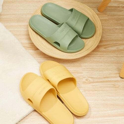 EVA Women Shower Slippers Bathroom Waterproof Sandals Unisex Flip Flops Hotel Floor Swimming Flat Lightweight Summer Mens Shoes