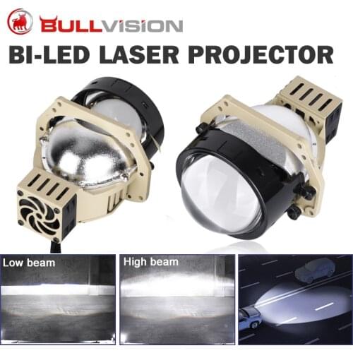 2X 3.0 inch Laser Bi-led Projector Lens 90W 30000LM 6000K Car LED Headlights For Hella 3R G5 Bracket Tuning Retrofit Lenses Kit