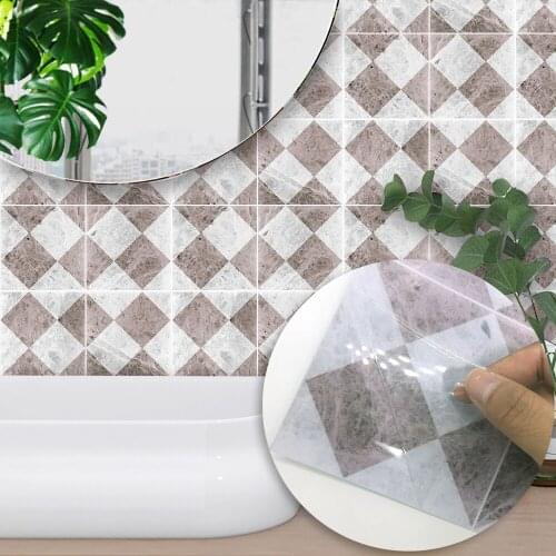 3D Wall Sticker for Living room Kitchen Bathroom Splashback Vinyl Wall Tile Stickers Transfers Wall Decals Room Home Decoration
