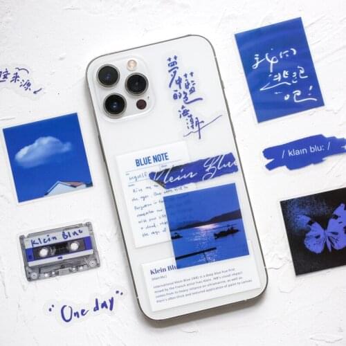 40pcs Color Paradise Hand Account Deco Stickers Aesthetic INS Scenery Bullet Journaling Accessories Cellphone Case DIY Stickers