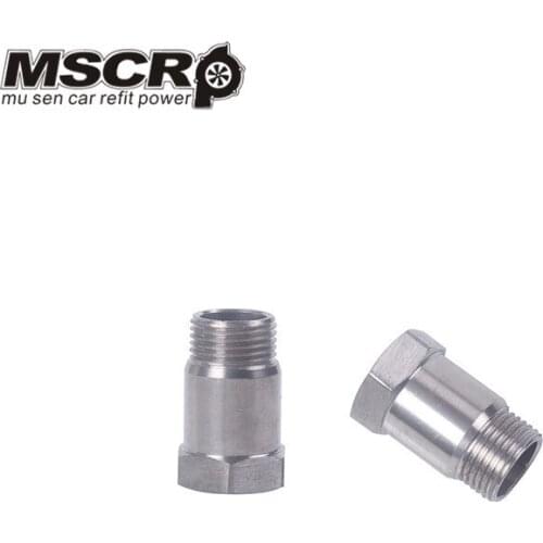 O2 Stainless Steel 304 Oxygen Sensor Bung Adapter Extension Extender M18 x1.5(1PCS)