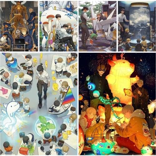 5D DIY Diamond Painting Fresh and Simple Art Illustration Rhinestone Inlaid Embroidery Exquisite Home Decoration Painting