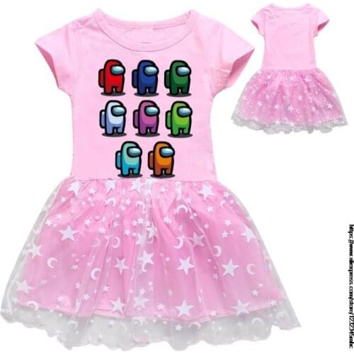 AMONG US Dresses For Girls