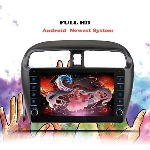 Android10.0 For Mitsubishi Mirage Attrage 2012-2018 Car Radio Multimedia Video Player Navigation GPS No 2din 2 din DVD Head Unit
