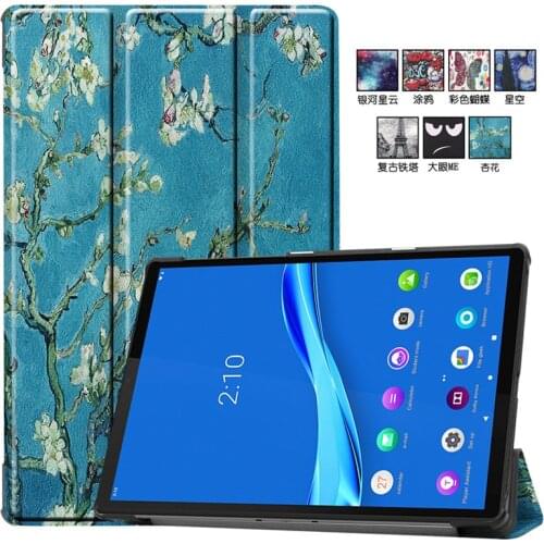 Case For Lenovo Tab M10 FHD Plus 10.3 TB-X606F TB-X606X 10.3" Smart Cover Funda Ultra Slim Magnetic Folding Stand Shell Glass