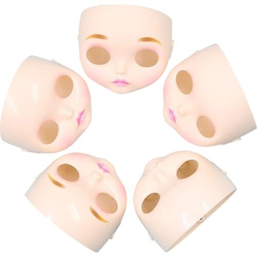Fortune Days Blyth doll New Face plate including the back plate and screws many kinds of style,matte face,lips carve, eyebrow