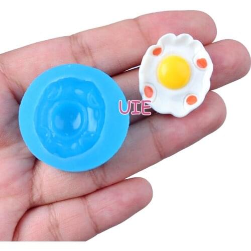 FYL614U 23.6mm x 20.2mm Egg Tray Silicone Mold Fondant Cake Decoration Candy Resin Clay Earrings Necklace Craft Soap Candle