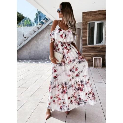 Цветочные летние платья Lucyever China At AliExpress