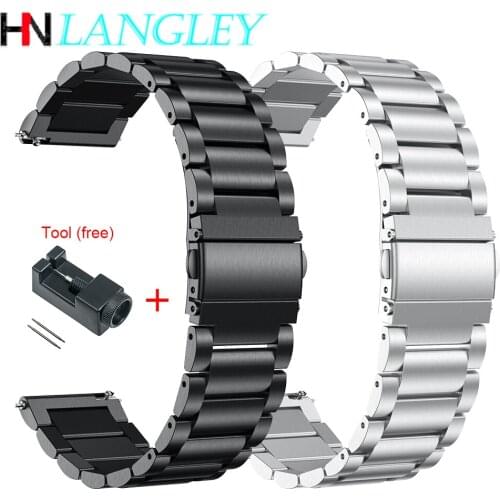 Metal Stainless Steel Strap for Xiaomi Huami Amazfit GTR 47mm 42mm Bracelet Wrist Band for Huami Amazfit GTS Bip Youth Watchband