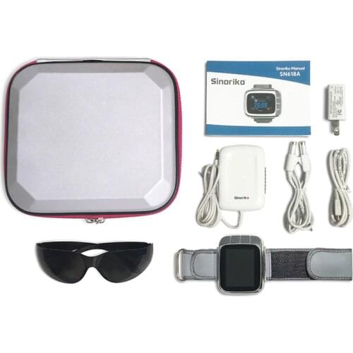 Wrist Watch Laser Acupuncture Simulator Red Light Laser Therapy Hypertension Medical Cold Laser Diabetic Watch