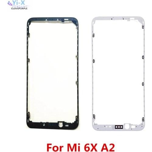 New Faceplate Front bezel middle frame Housing For Xiaomi Mi A2 MIA2 / MI 6X MI6x Chassis Plate Parts