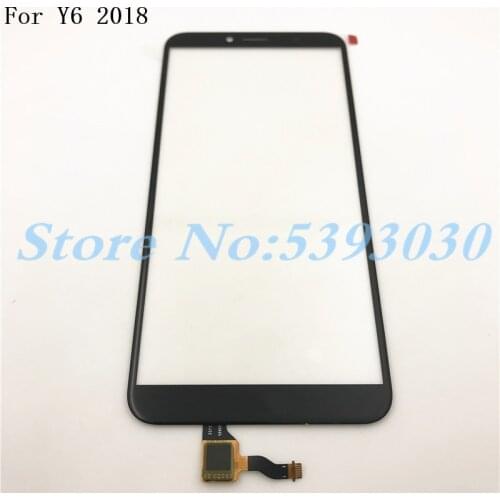 New For Huawei Y6 Prime 2018 Front Glass Lens Touch Senor For Huawei Y6 2018 Mobile Phone Touch Screen Digitizer