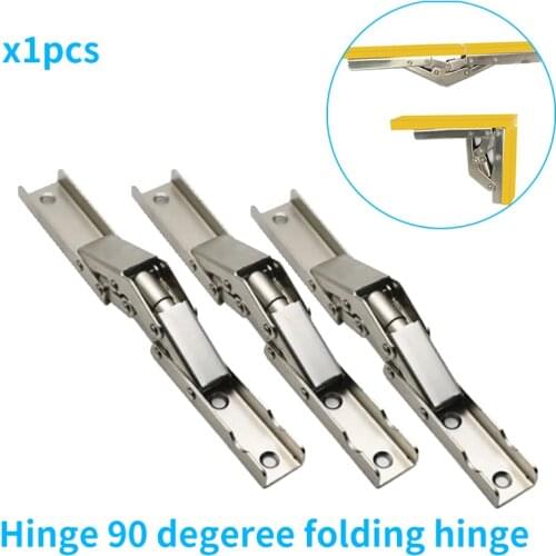 90-degree door hinge folding invisible big bend connection fittings hidden hinge 180-degree hinge support, furniture hardware hi