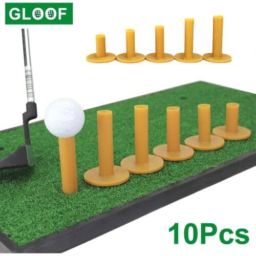 10Pcs/Lot Golf Tees Rubber Holder Training Aids Practice Golf Ball Holder Tee Accessories Beginner Trainer
