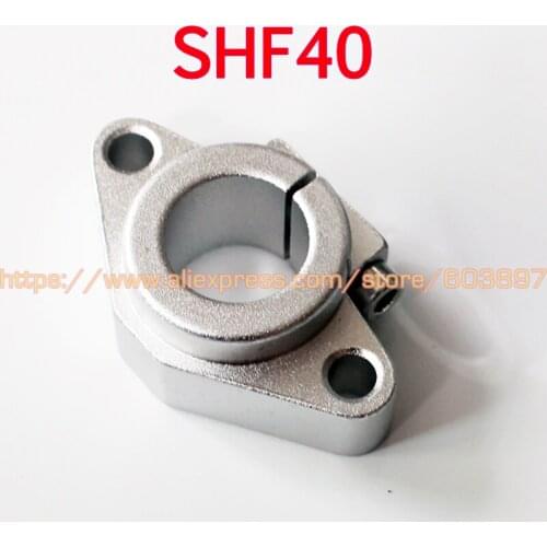 SHF40 Linear Rod Rail Shaft Support XYZ Table CNC route, shaft end supports horizontal type