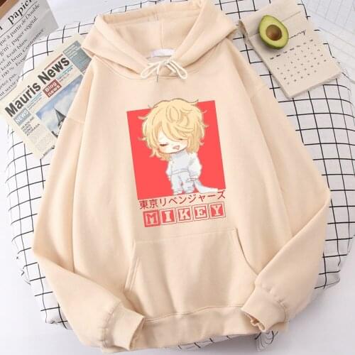 Kawaii Tokyo Revergers Mikey Mens Hoodies Korean Famous Brand Man Sweatshirts Comfortable Fashion Men Pullover Long Sleeve